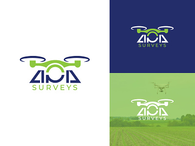 Drone Logo for Agriculture