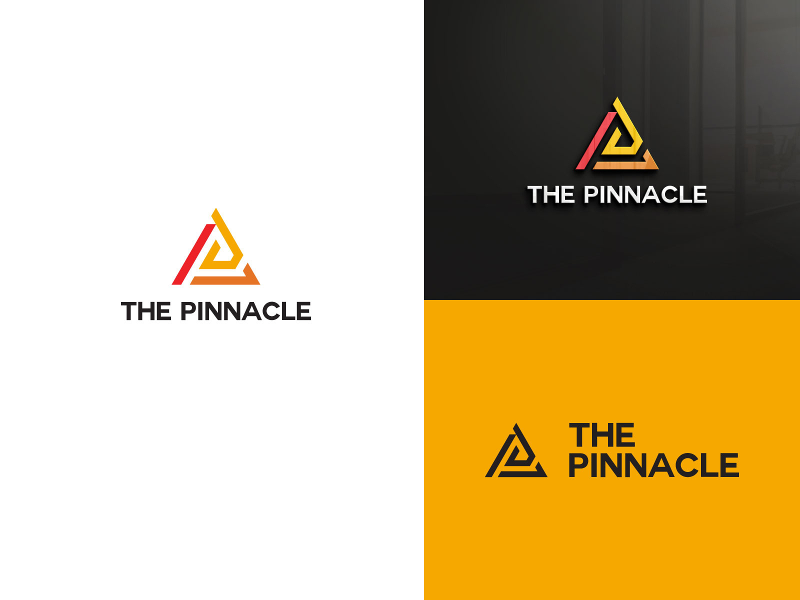 Pinnacle Logo Design By M Istakab Hasnat Emon On Dribbble Pinnacle Logo Design By M Istakab Hasnat Emon On Dribbble