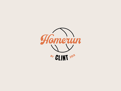 Homerun — Logo baseball clint design homerun logo logodesign sport