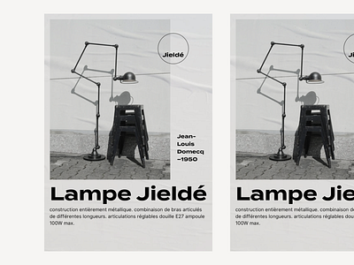 Posters - Jielde lamp deco design jielde lamp poster poster design shot vintage