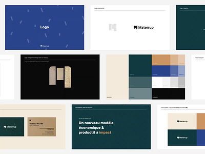 Materrup — Branding branding branding concept branding design colors construction design ecology green logo ui