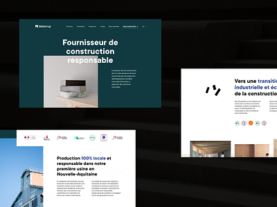 Materrup — Website architecture branding construction materrup website website concept