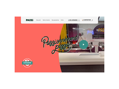 Pazzi — Website anima branding food foodporn illustration interface italia parallax pazzi pizza website