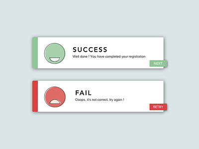 DailyUI #11 - Flash Message daily dailyui fail flash message shot success ui