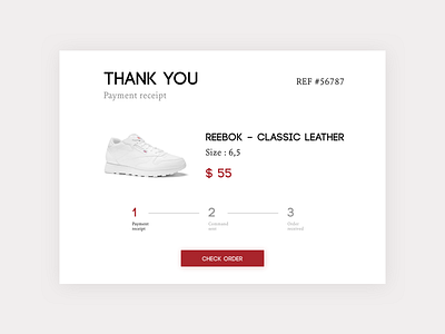 DailyUI #17 - Email Receipt