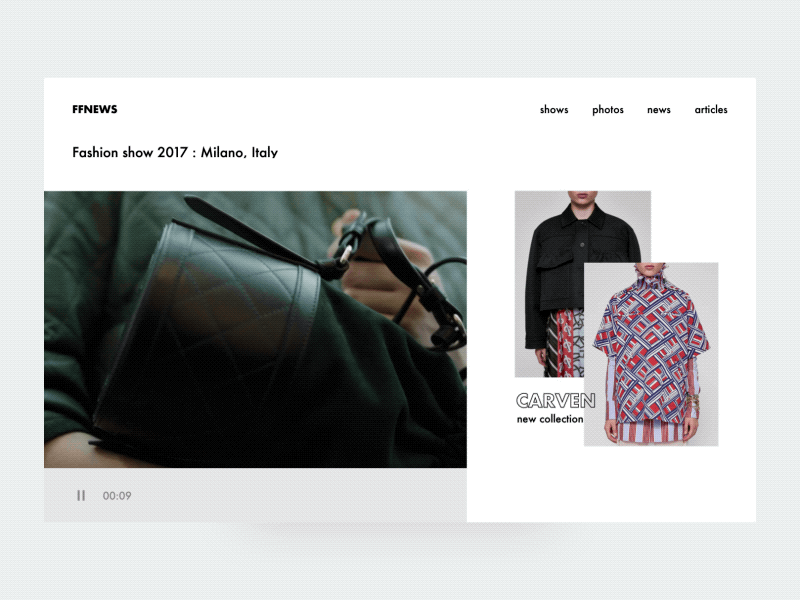 random — fashion news concept