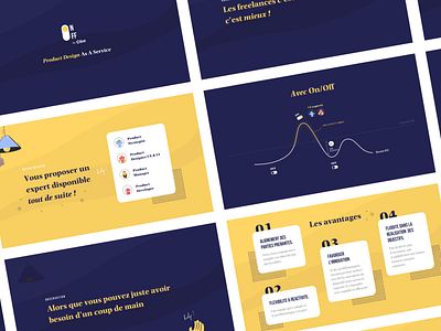 On/Off — Branding branding design keynote design onboarding presentation product design