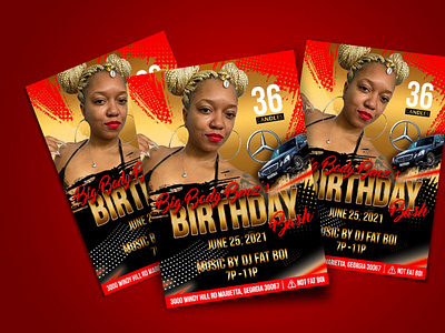 Birthday Party Flyer Design