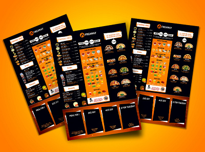 FIREWAY Food Menu Design adobe illustrator adobe photoshop business flyer creative flyer design flyer flyer design food flyer food menu graphic design illustration logo menu design