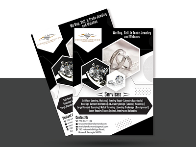 Meridian Diamond Co Flyer Design adobe illustrator adobe indesign adobe photoshop banner branding brochure business card business flyer creative flyer design flyer flyer design graphic design illustration leaflet logo postcard design poster social media post ui