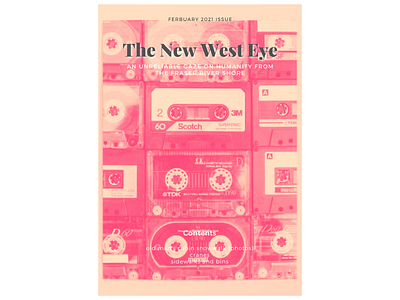 The New West Eye (e-zine cover design) cover design