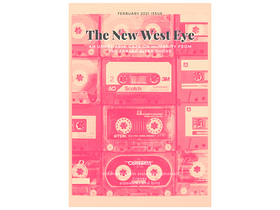 The New West Eye (e-zine cover design)