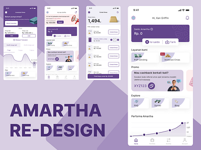 Re-Design Amartha ui uiux uiuxdesign ux