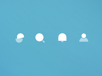 Minimalistic Icons app blue clean fresh icon minimalistic simple ui
