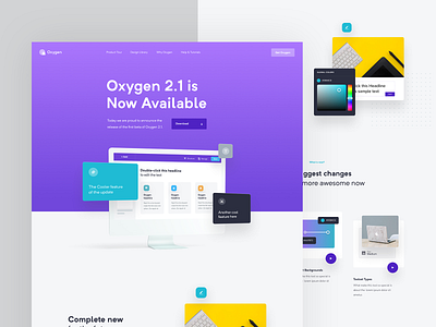 Oxygen WIP clean design fresh minimalism real project simple ui ux web web design website wolinger