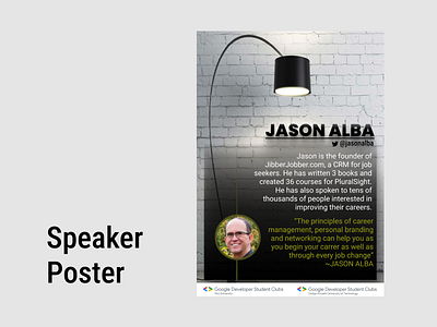 Speaker Poster
