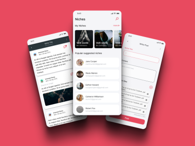 Mobile App Design mobile app design pink uiux