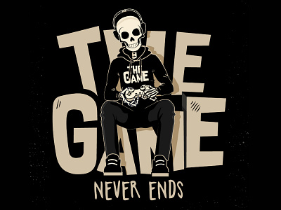THE GAME / Game + Skull (series) design gamer gaming graphic design illustration illustrator logo skull skulls vector