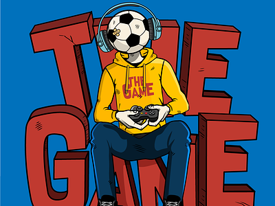 The Game never ends ( Football version ) ball chilling gamer gaming head soccer