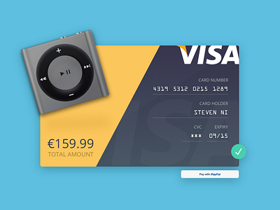 Daily UI #002 - Credit Card Checkout dailyui