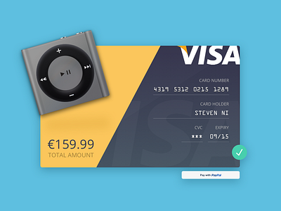 Daily UI #002 - Credit Card Checkout