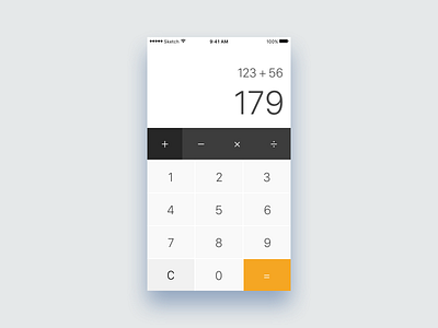 daily UI #004 - Calculator