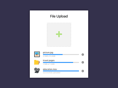 Daily UI #031 - File Upload dailyui