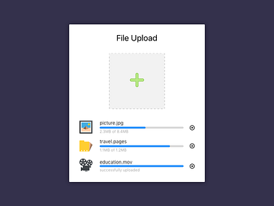 Daily UI #031 - File Upload