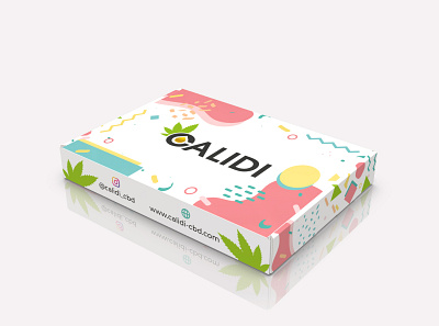 CALIDI PACKAGING DESIGN, (MILER BOX) branding design illustration logo mailer box packaging design subscription box typography ux vector