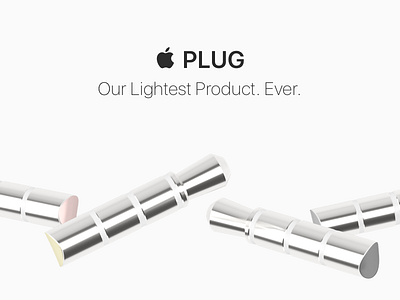  PLUG aluminum apple headphones innovation ios iphone mobile product design wireless