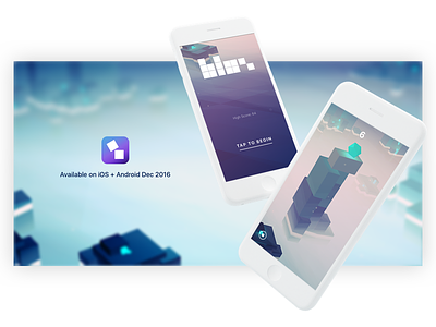 It's Alive :) 3d andriod app design blocks game design gradients ios minimal tower