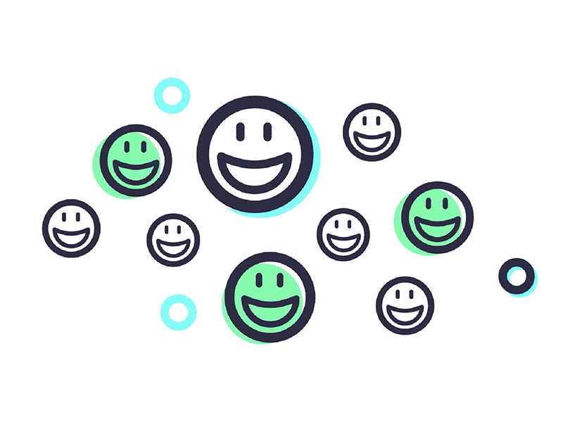smallchat-3 smallchat icons motion design app integration chat slack messaging illustration animation