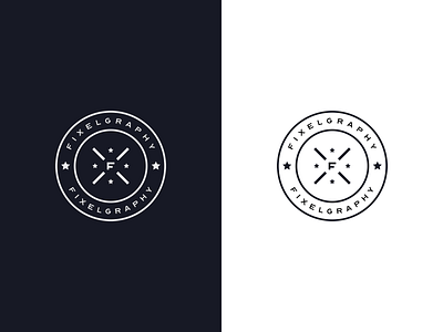 Fixelgraphy brand brand identity fixelgraphy logodesign minimal logo spark stars