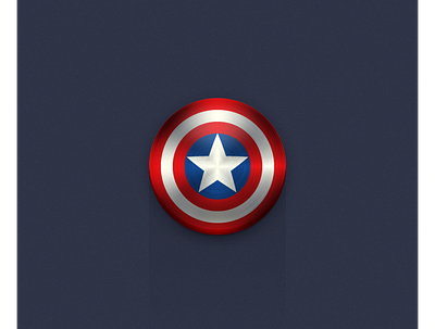 Adobe illustrator Captain America Shield