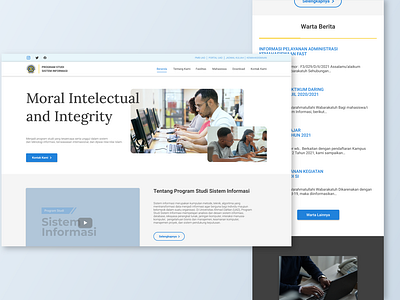 Faculty Landing Page Exploration (Personal Project)