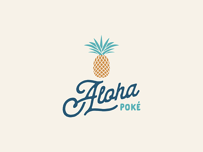 Aloha Poke Logo Design