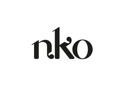 NKO Logo acronym jazz logo logotype music text