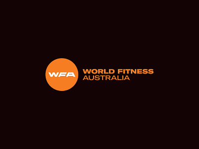 Fitness Logo Design active australia bold branding circle crossfit fitness hiit lettering logotype round sphere sport sports sports logo strong typography world