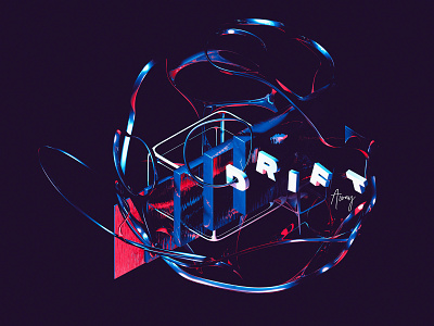 Drift - 3D Abstract Art