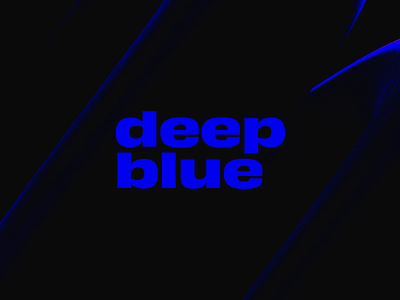 Deep Blue abstract animation animation 2d animation design cinema 4d cinema4d dark lettering lighting lighting effects loop loop animation looping minimal type typography