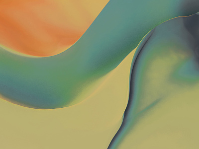 Waves Edition 5 abstract abstract art calm cinema 4d curve curves digital art earth green modern nature orange photoshop smooth texture topography wave waves