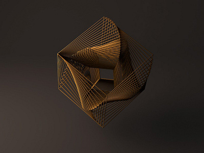 Wireframe cube abstract blend c4d cinema4d cube digital lines wire wireframe
