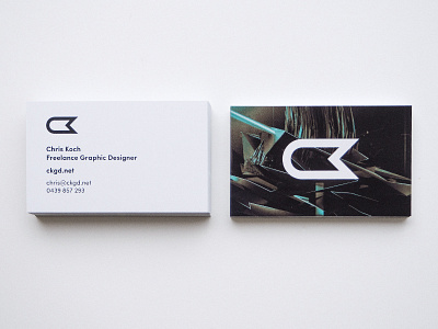 Heights Business Card 3d abstract business card card distort laminate minimal print space