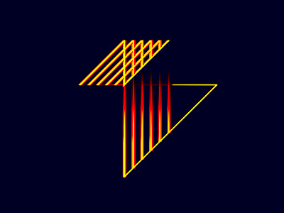 1 - 36daysoftype 1 36daysoftype letter lettering lightning lines logo stroke type