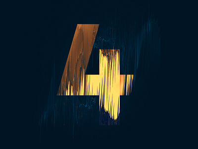 4 - 36daysoftype 36daysoftype 4 abstract cave cut letter lettering slice type