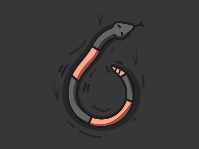 6 - 36daysoftype 36daysoftype 6 illustration letter lettering snake type