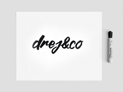 drej&co Handwritten Logotype