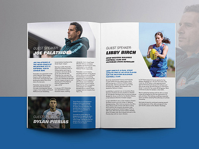 ACS Sports Program - Inside Spread a league afl aflw city football melbourne program soccer spread