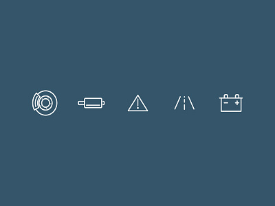 Mobile Mechanic Icons 1/2