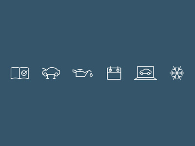 Mobile Mechanic Icons 2/2